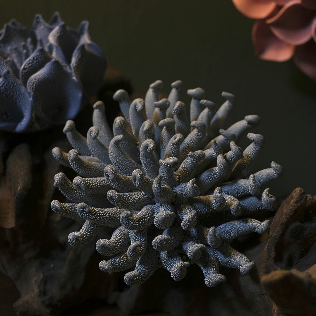 童話の世界観の造形花 インテリアコーディネート例