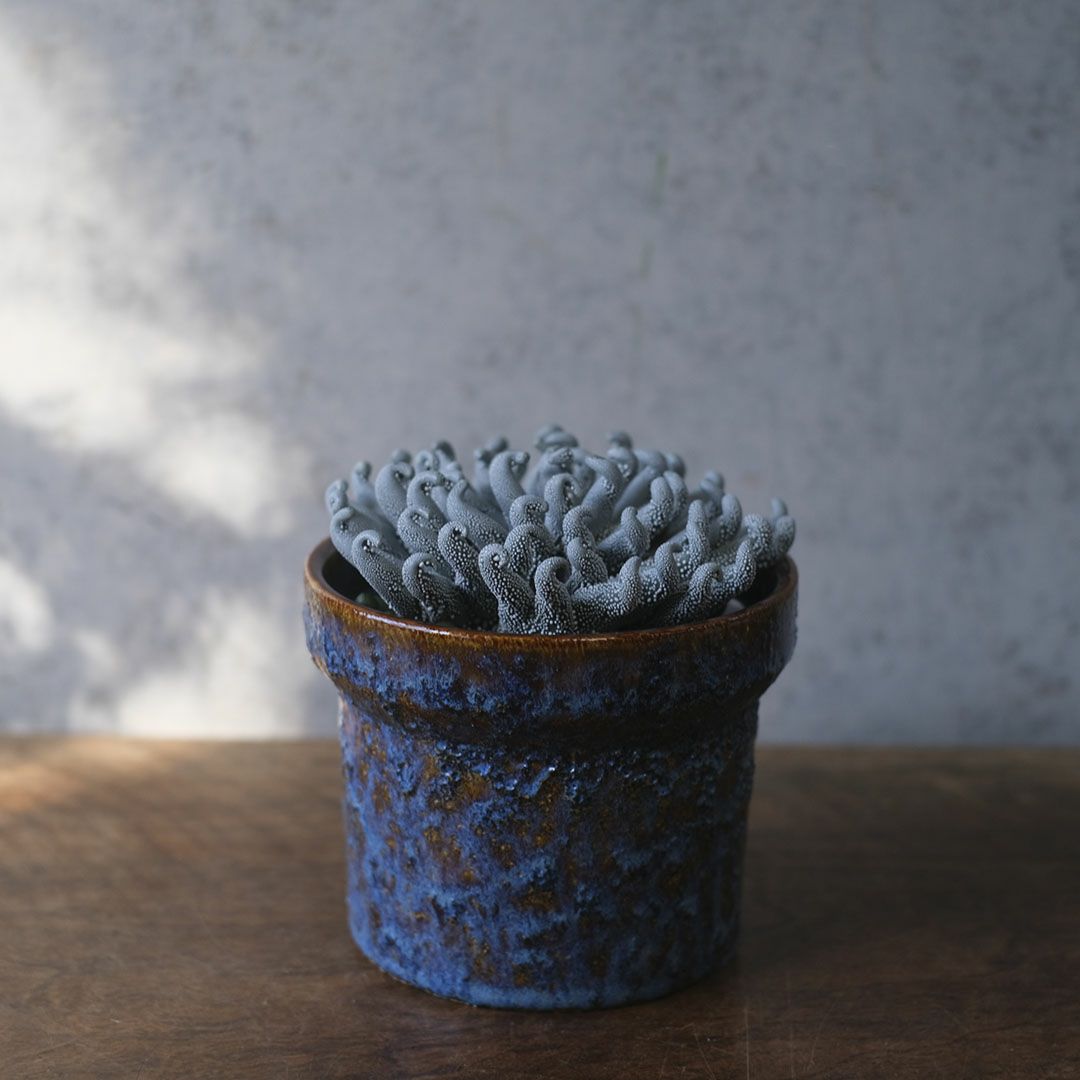 ファンタジー世界の花の置物 テクスチャー造形