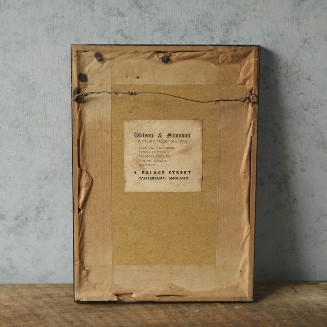 アンティークピクチャー 絵 リトグラフ フランス7