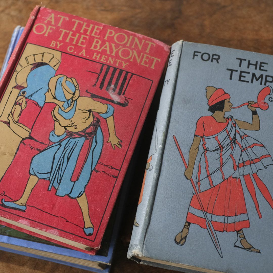 アンティーク本 イギリスの古い児童書 カラフルな表紙4