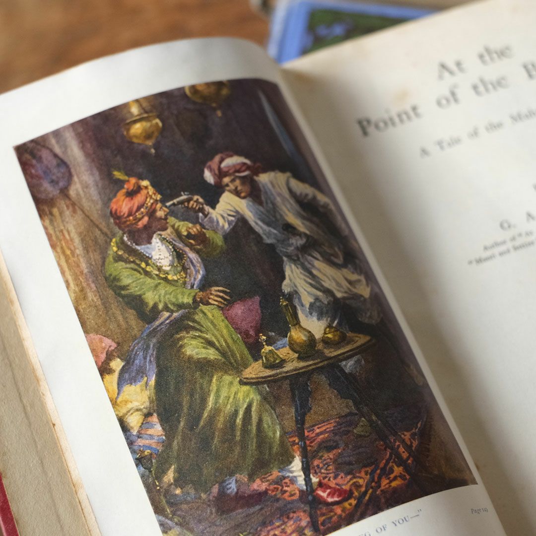 アンティーク本 イギリスの古い児童書 カラフルな表紙7