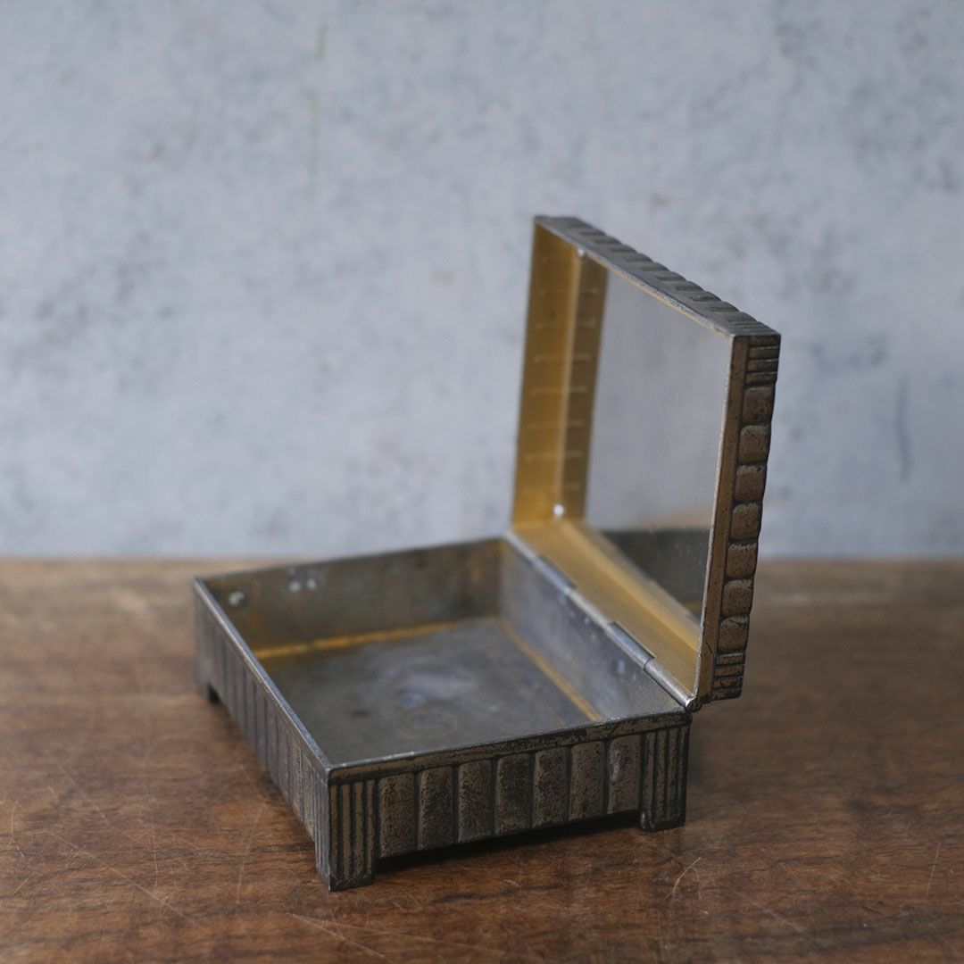 アンティークメタルボックス エッフェル塔 フランス3