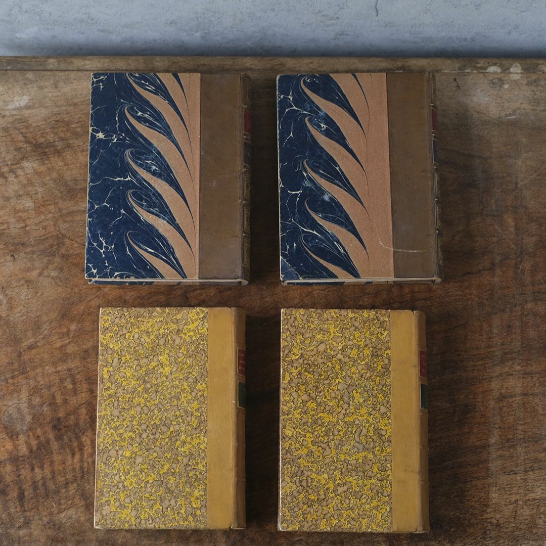 アンティークブック 革張りの古書 ヨーロッパ3