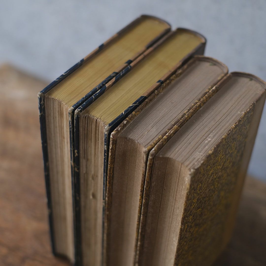 アンティークブック 革張りの古書 ヨーロッパ6