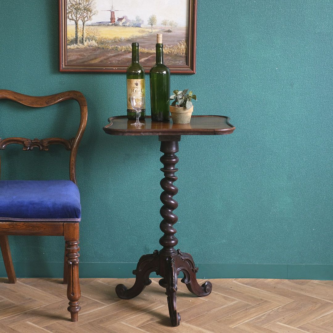 ンティークサイドテーブル オケージョナルテーブル フランス アンティーク家具1