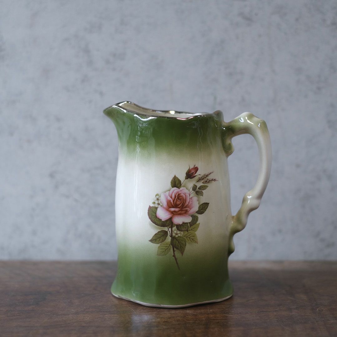 アンティークジャグ ピッチャー 花 イギリス5