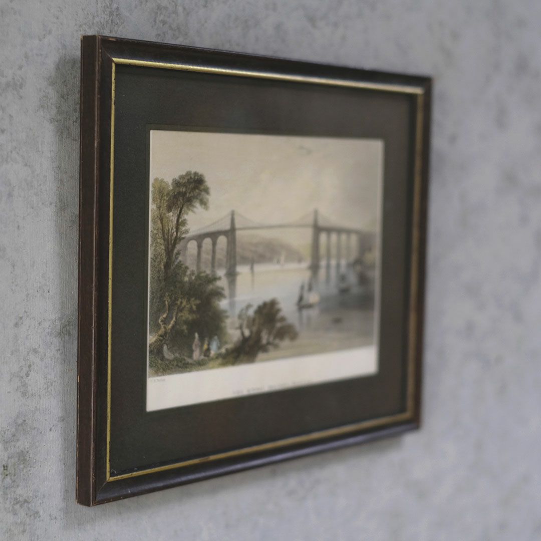 アンティークリトグラフピクチャー イギリス 鋼版画2