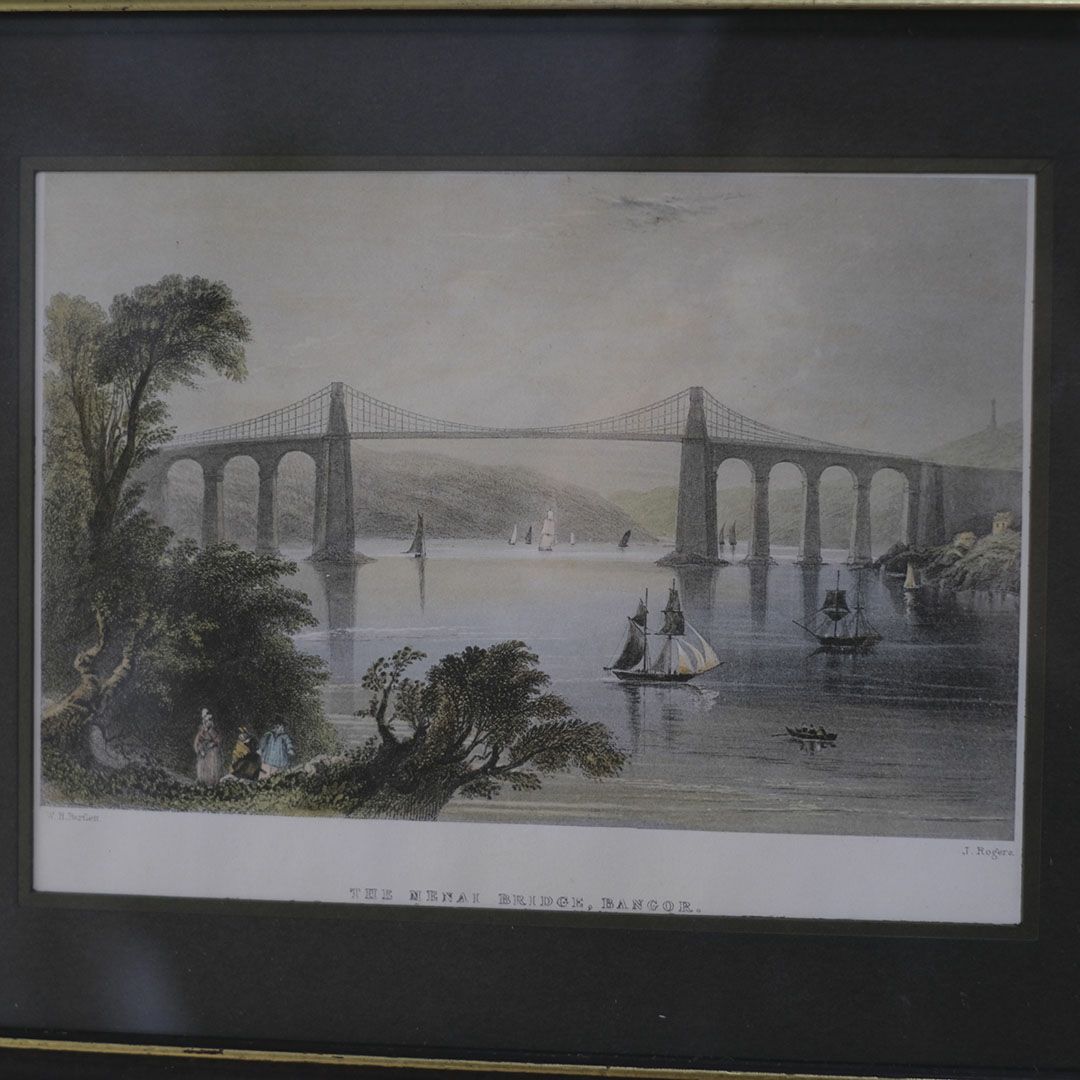 アンティークリトグラフピクチャー イギリス 鋼版画4