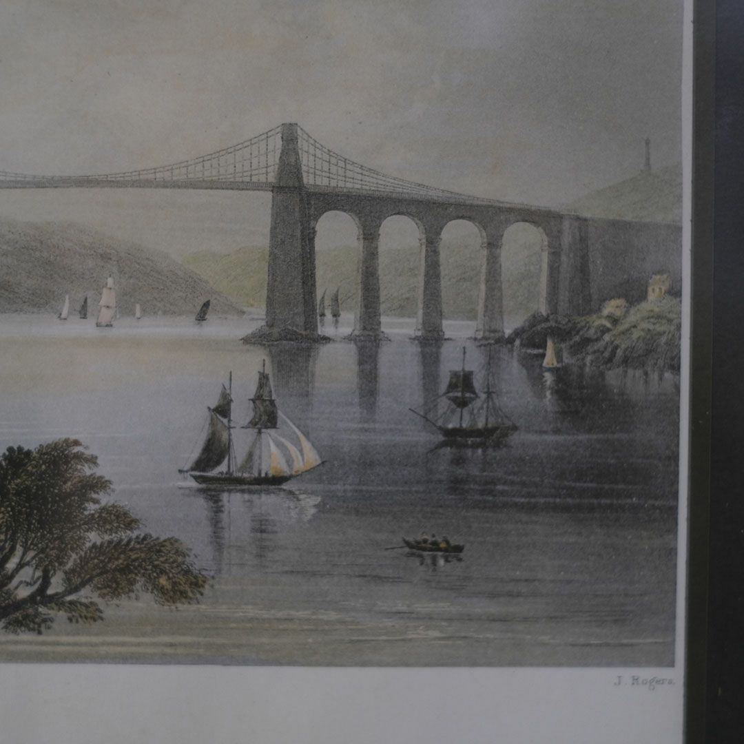 アンティークリトグラフピクチャー イギリス 鋼版画5