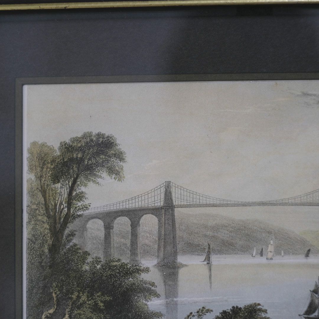 アンティークリトグラフピクチャー イギリス 鋼版画6