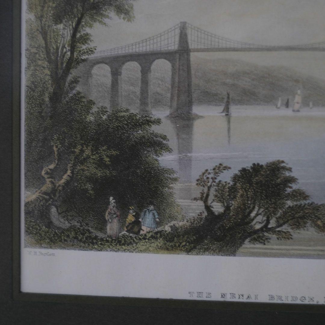 アンティークリトグラフピクチャー イギリス 鋼版画7