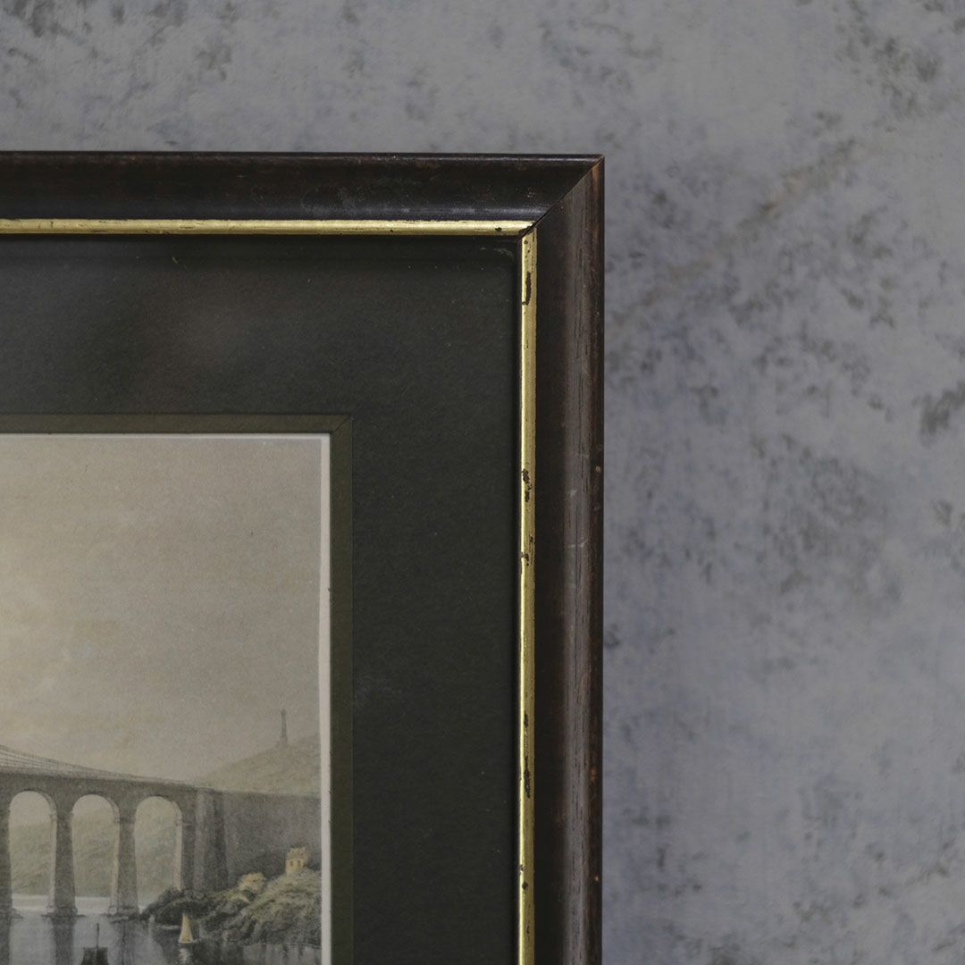 アンティークリトグラフピクチャー イギリス 鋼版画8