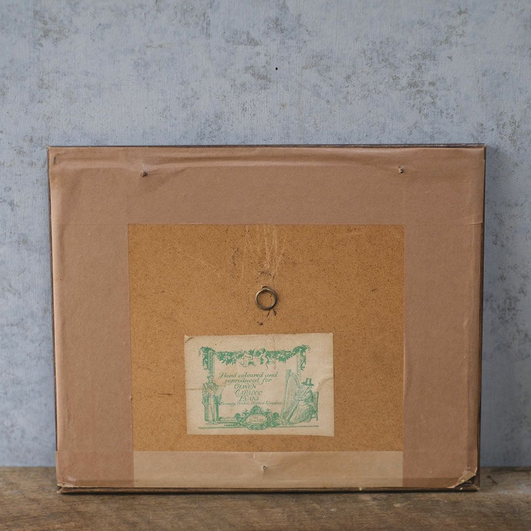 アンティークリトグラフピクチャー イギリス 鋼版画9