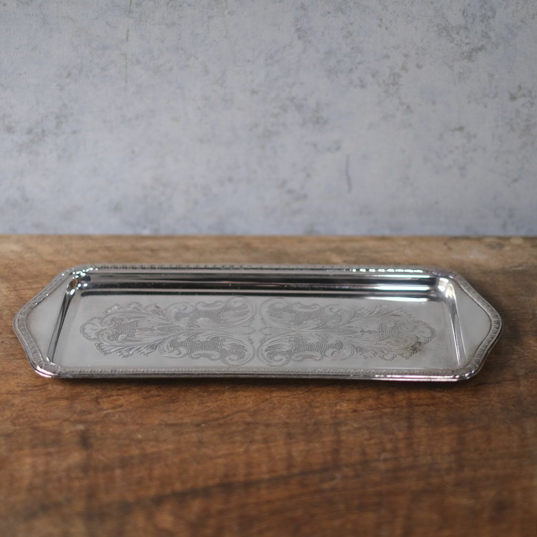 ヴィンテージトレイ シルバープレート 銀メッキ イギリス2