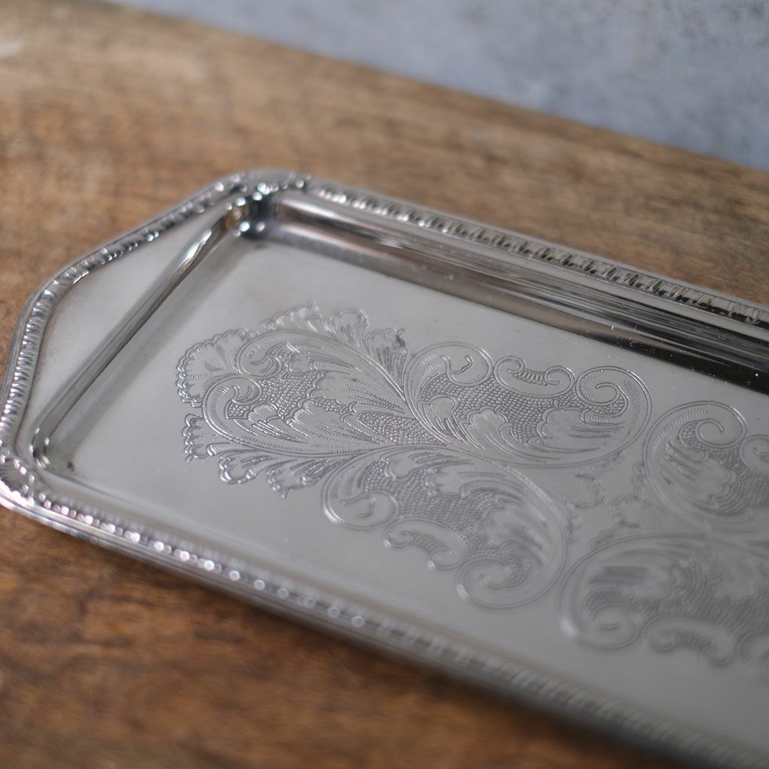 ヴィンテージトレイ シルバープレート 銀メッキ イギリス4