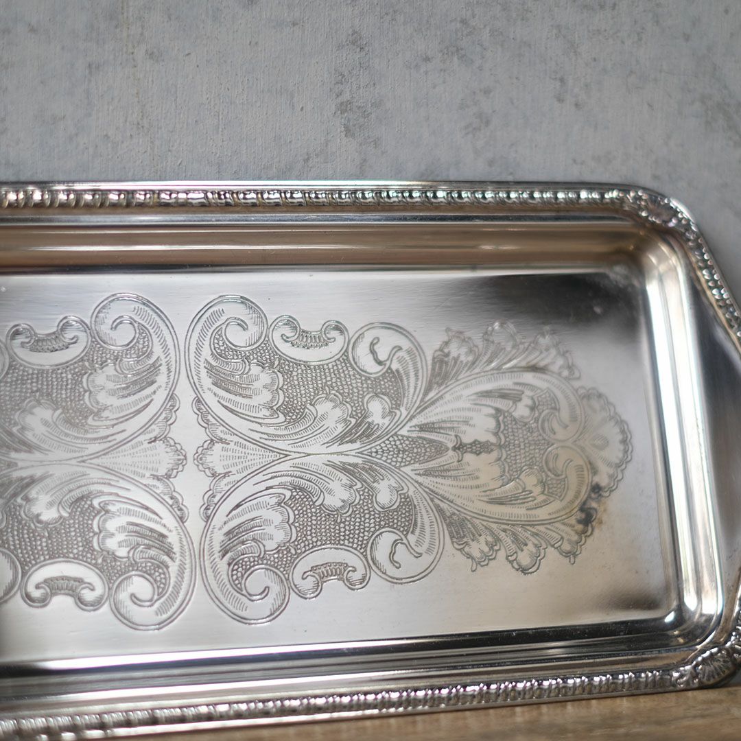 ヴィンテージトレイ シルバープレート 銀メッキ イギリス5