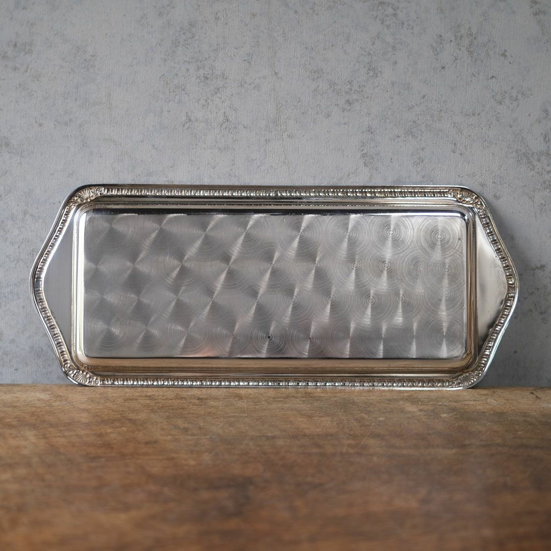 ヴィンテージトレイ シルバープレート 銀メッキ イギリス7