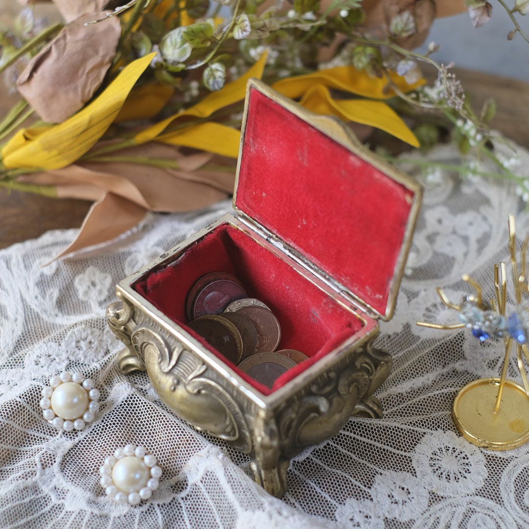 アンティークジュエリーボックス フランス10