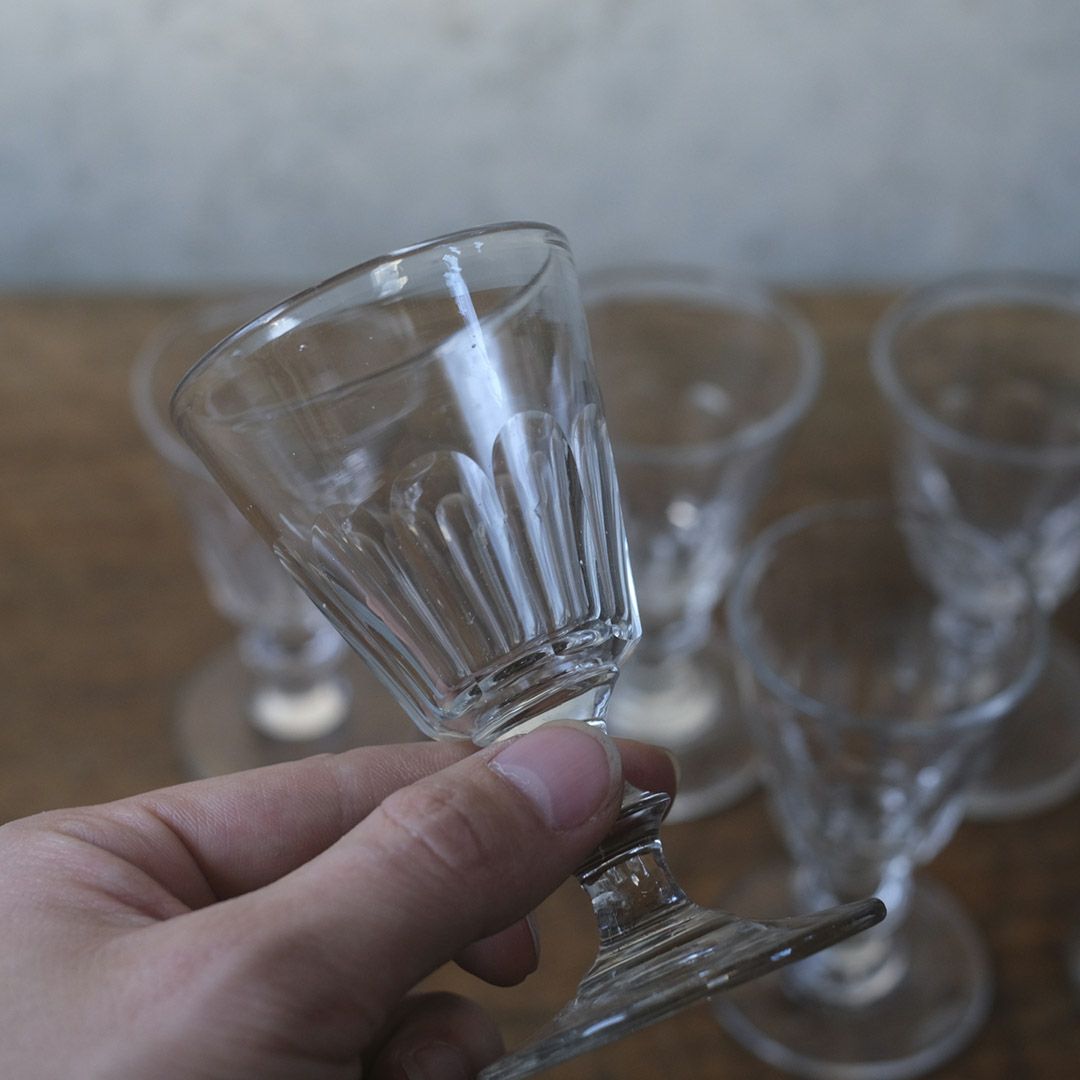 アンティークグラス 食前酒フランス4