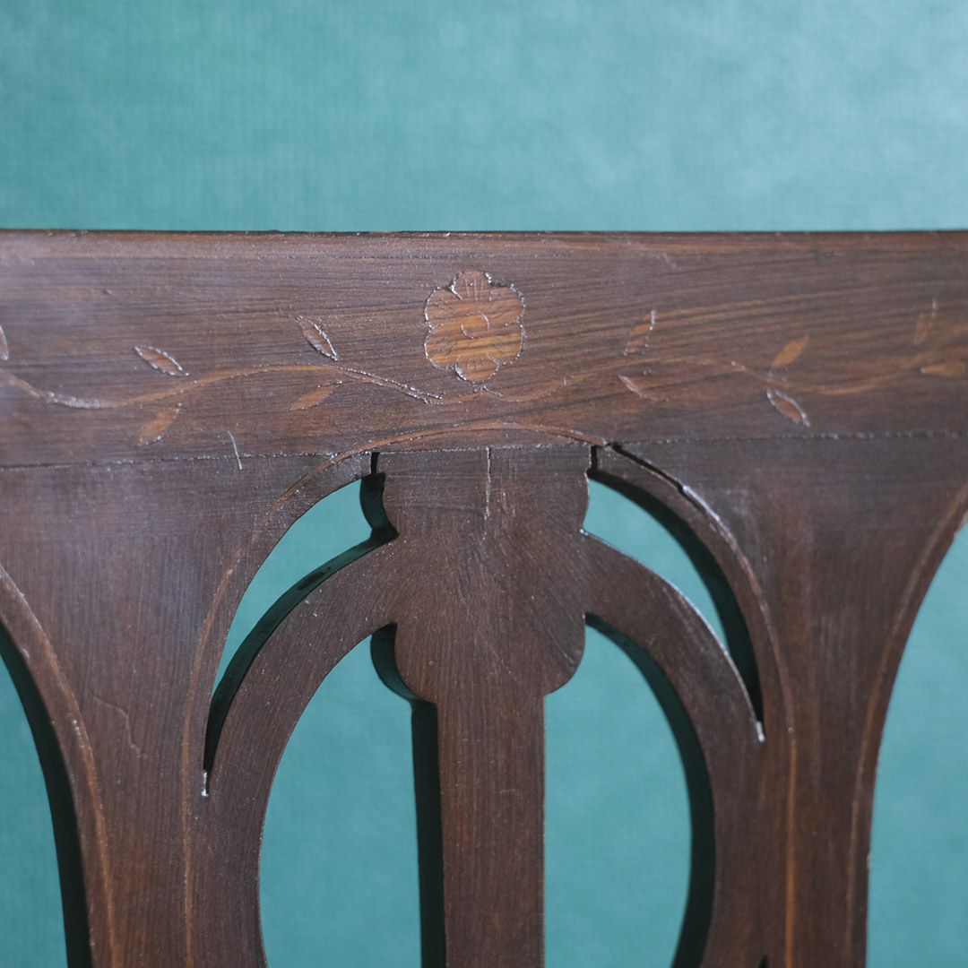 アンティークアームチェア イギリス 肘掛け椅子6