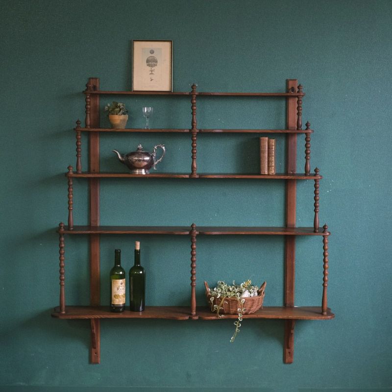 セール　フランス　飾り棚　アンティーク？　ビンテージ？ 5段オープンシェルフ.3 フランス アンティーク 店舗什器 飾り棚