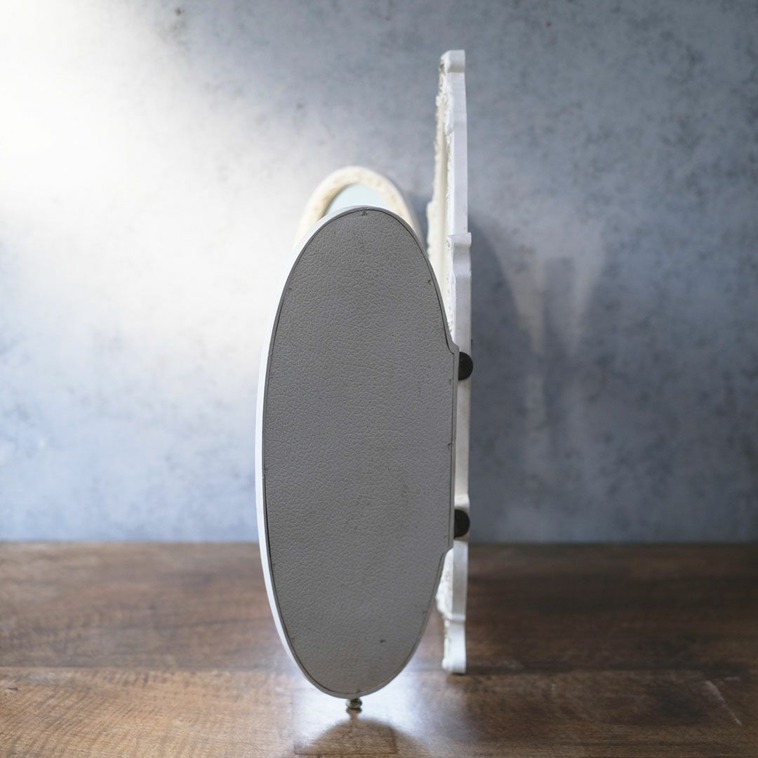 ヴィンテージ トリフォールドミラー オーバル卓上3面鏡 イギリス7