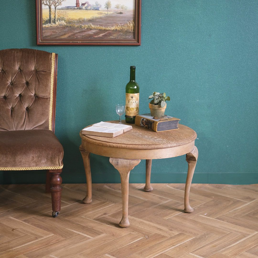 アンティークコーヒーテーブル 塗装剥離加工 イギリス アンティーク家具