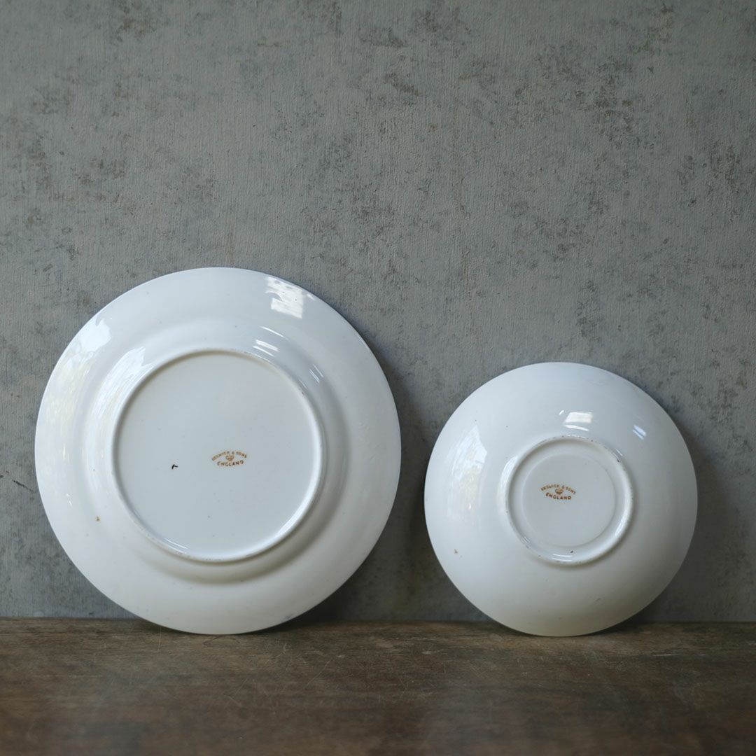 アンティークティーカップトリオ　ヴィクトリアンローズ　BESWICK&SONS ベスウィック陶器 イギリス9